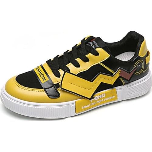 UVRCOS Mens Anime Sneakers Autumn Winter PU Leather Cosplay Men Vulcanized Shoes Casual Mens Boots Male Street Travel Shoes