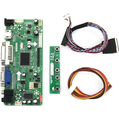 M.NT68676 LCD/LED Controller Driver Board(HDMI+VGA+DVI+Audio) For LP173WD1 LTN173KT01 1600x900 LVDS Monitor Reuse Laptop