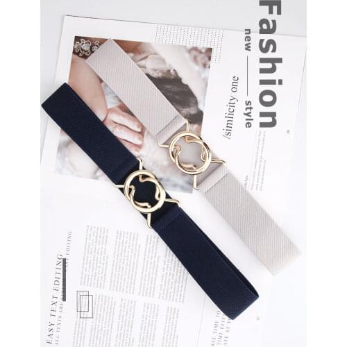 Female Fashion Belt Waist Elastic Band Belts for Women PU Thin Belt Dress Sweater Clothing Decoration Girl Girdle Jewelry