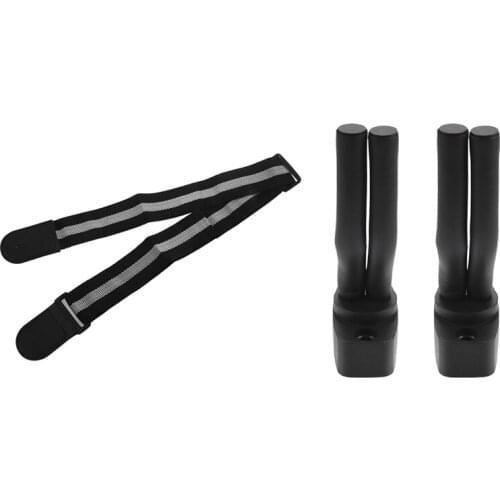 Guitar Straps Nylon Guitar Strap With PU Leather Tips Black + Gray With Guitar Hook Guitar Stand Wall Mount 2 Pieces