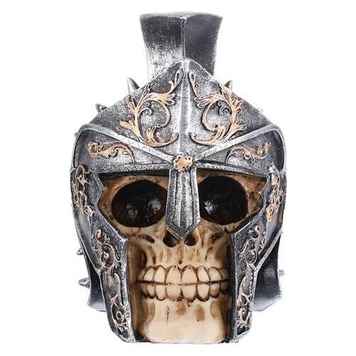 Helmets Scene model prop resin craftworks horror skull ornaments skeletons coins Halloween gifts