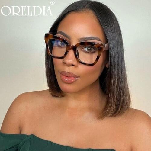 Vintage Cat Eye Square Optical Glasses Frames Classic Women Men Anti Blue Computer Spectacles Unisex Glasses Frame With Lenses