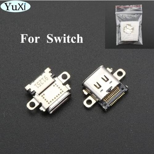 YuXi 1PCS New Charging Port Socket Replacement Type-C USB Connector For Nintendo Switch NS Console