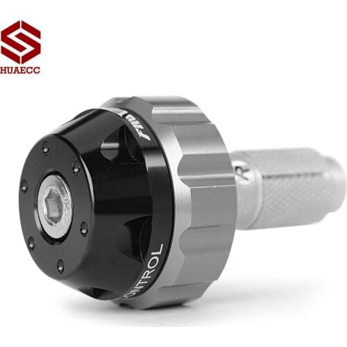 Pair Cruise Control Throttle Clamp Assist Handlebar Cap Handle Grips End Plug for Honda Suzuki Yamaha Kawasaki Triumph Benelli