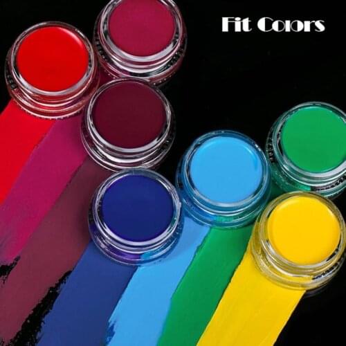 12pcs Body Painting Halloween Makeup Face Body Paint Oil Safe Kids Flash Tattoo Paint Art Halloween Party Makeup Palette