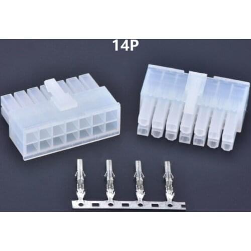 500 sets Automotive electronic wire connector plug 5557 kits 14P 16P 18P 4.2mm female Electrical Socket With terminal