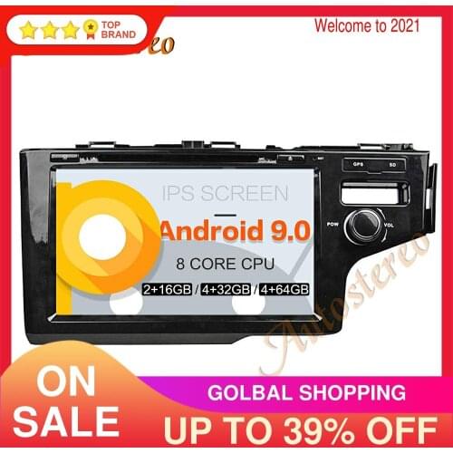 Car DVD Player DSP Android 9.0 PX5/PX6 GPS Navigation For Honda Fit RHD 2014-2017 Auto Radio Stereo Head Unit Multimedia Player