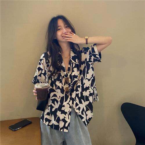 Blouse Women Shirt Womens Summer 2021 Loose Short-Sleeved Top Blusas Ropa De Mujer
