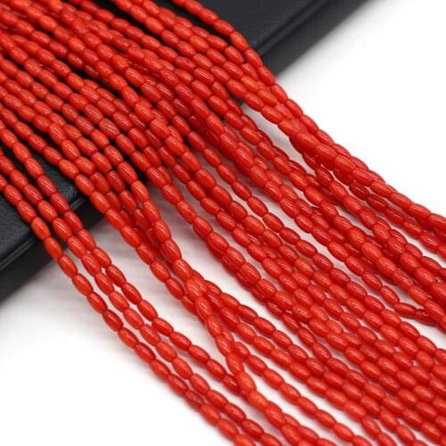 Pupa Shape Natural Coral Spacer Beads Loose Beads for Jewelry Making DIY Necklace Bracelet Earring Accessories