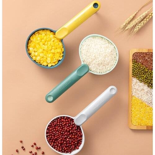 Household Rice Spoon Kitchen Rice Shovel Household Scoop Rice SpoonWith Clip Spoon Large Capacity Sealing Spoon Kitchen Tools