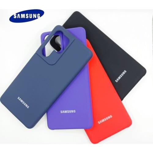 Samsung Note 20 Ultra Case S20 Fe Liquid Silica Gel Cell Phone S21 Silk Plus Touch Back Protective Shell S8 for S9 Galaxy S10 S9