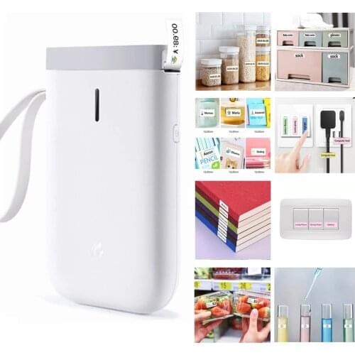 D11 Wireless Bluetooth Mini Label Printer Portable Thermal Label Printer Handheld Home Use Classification Office Fast Printing