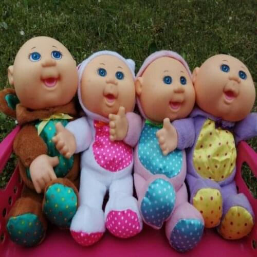 21cm Lovely cabbage patch kids baby doll bounces back collects birthday gifts for girls