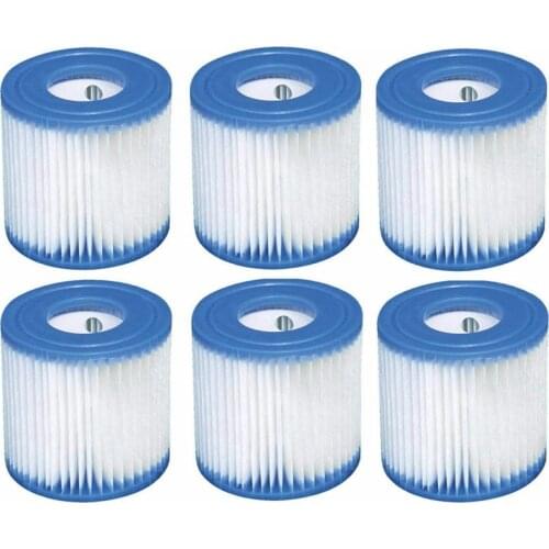 Pool Filter Cartridges Type H Replacement Swimming Pool Filter for Intex H,29007E Pool Filter Cartridges, 6 Pack