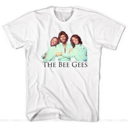 The Bee Gees Saturday Night Fever 70s Pop Disco Unisex T-Shirt All Sizes Cotton Slim Fit Plus Size T Shirt