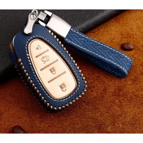 For Chevrolet Cruze Onix LT Equinox AWD Chevy Malibu RS LT Turbo Traverse Blazer Premier Keychain Car Leather Key Case Styling