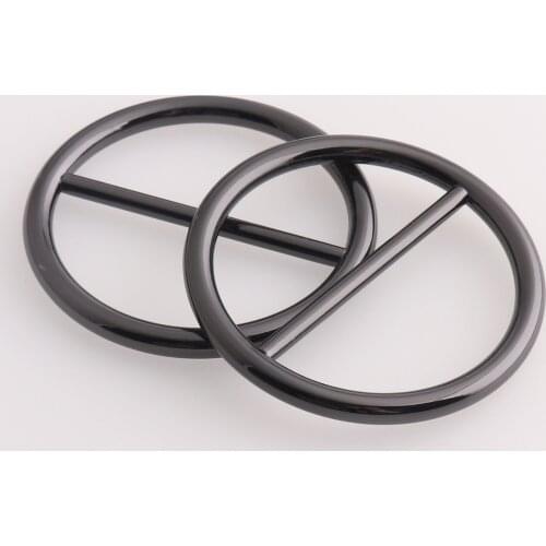 Round Metal Slide Buckle adjuster slide buckle Gunmetal Adjuster Strap buckle Strap slider strap adjuster for bags