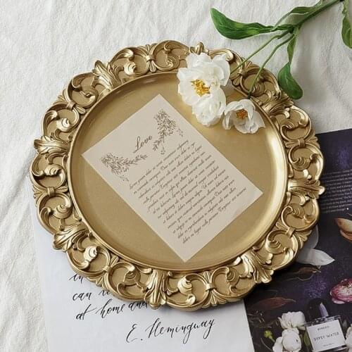Retro Round Tea Pot Cake Storage Tray Cupcake StandRound Tea Pot Cake Storage Tray Home Wedding Decorative 4 Colors