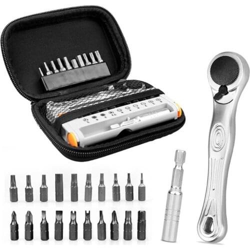 Multifunction Bicycle Wattle Wrench Remover Tire Puncture Bike Repair Tool Kit