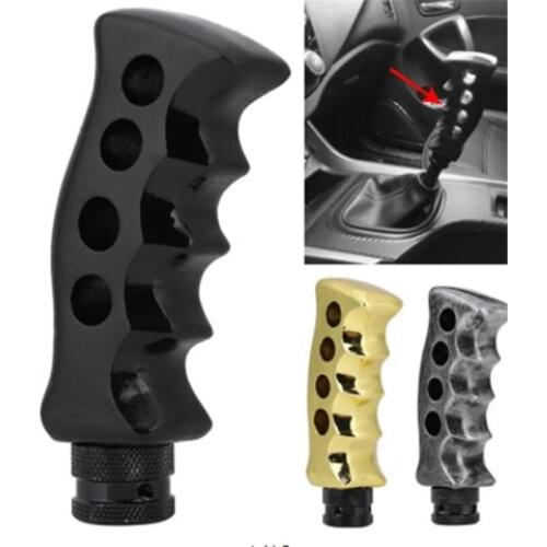 Modify Universal Auto Car Aluminum Handbrake Handle Hand Protector Cover Hand Brake Sleeve Anti-slip Decoration