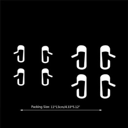 8Pcs/Set Car Door Open Exit Sticker Decal Fit for tesla Model 3 Interior Decoration