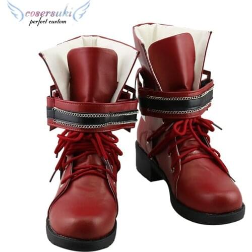 Final Fantasy 7: Remake Tifa Lockhart Cosplay Shoes Boots Professional Handmade ! Perfect Custom for You