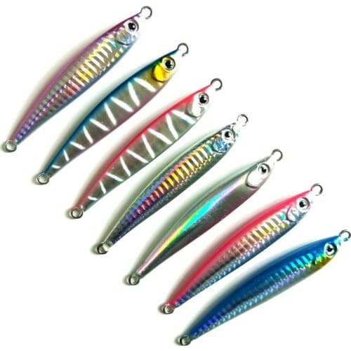 Jigging Fishing Lures Fast Down Deep Sea Fishing Lure Jigs 17g.30g.40g.60g .80g.100g