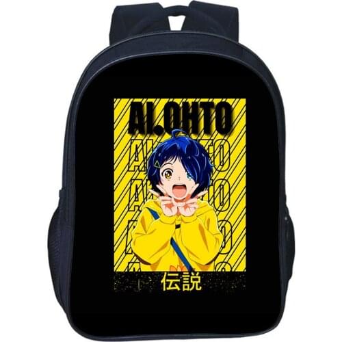 Wonder Egg Priority Backpack Anime Cosplay Bookbag Fashion Double Zipper Rucksack Children Bag Boy Backpack Sunflower Girl Bags