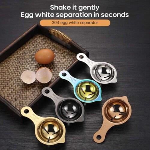 304 Stainless Steel Egg White Separator, Egg Yolk Protein Liquid Filtration, Food Grade Baking Egg Cup Kitchen Tools