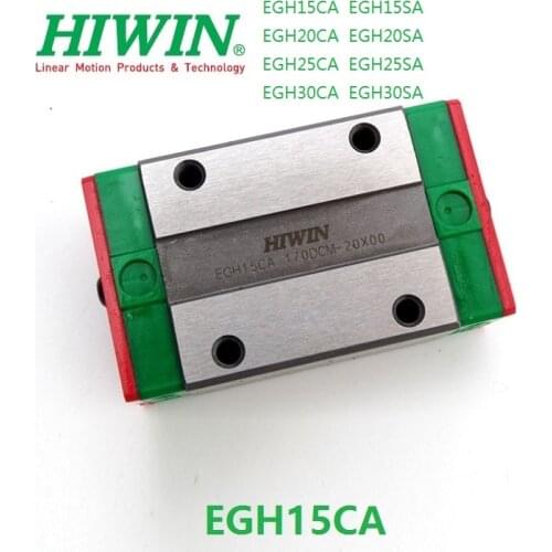 6pcs/lot 100% original HIWIN EGH15CA slider block for EGR15 linear guide rail for CNC router EGH15 CA