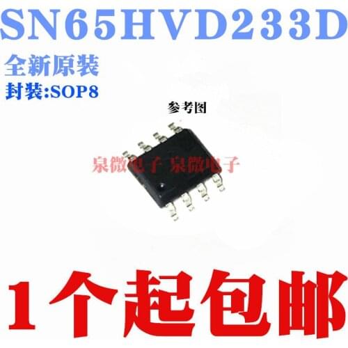100% New&original SN65HVD233DR VP233 SN65HVD233D SOP8 In Stock