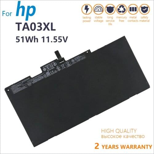 100% Genuine TA03XL Laptop Battery For HP EliteBook 755 G4 840 G4 848 G4 850 Series HSTNN-IB7L HSTNN-LB7J 854047-421 11.55V 51WH