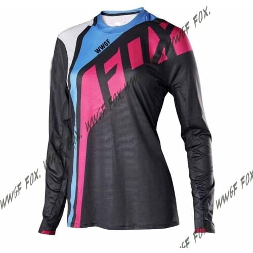 2021 fashion mtb jersey long sleeve Cross Country Jersey Ladies Sweatshirt Cycling clothing female Motorcycle shirt
