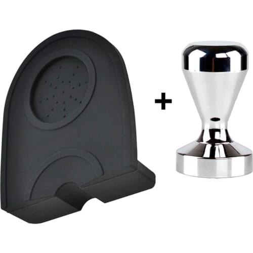 51mm Coffee Tamper Mat Silicone Rubber Tampering Corner Mat Coffee Maker