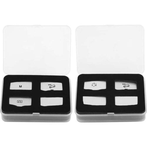 Car side mirror guard car mirror protect Suspension Hanging Adjustment Button Silver Sticker Modification Fit for