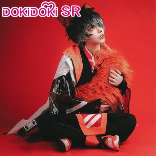 DokiDoki-SR Game Arknights Cosplay Aak Costume Men Halloween Costume Christmas Arknights Cosplay Costume Aak