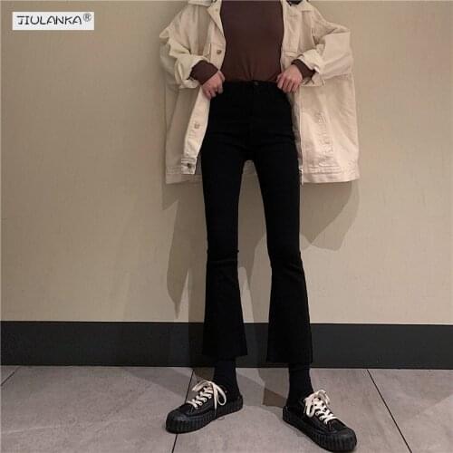 Женские брюки клеш JIULANKA China At AliExpress