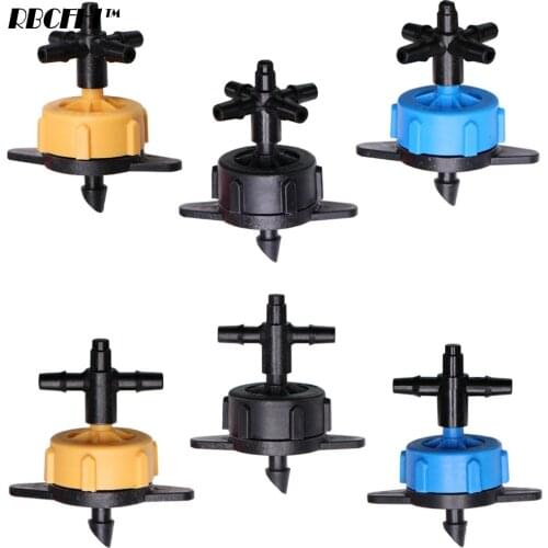 20PCS 2L/4L/8L/H Garden Dropper Pressure Compensated Drip Lawn Micro Irrigation Watering Drop Emitter 1/8" Water Pipe Connector