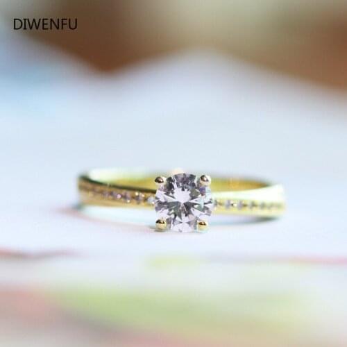 22K Yellow Gold Diamond Rings for Women 2021 Gemstone Jewlery Organiser Wedding Rings Couples Resizable Gold Jewelry Luxury