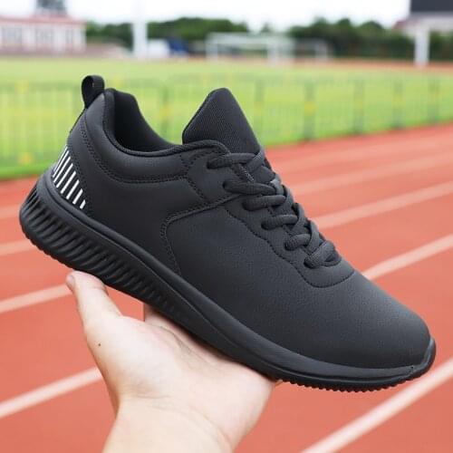 New Mens Sneakers Trend Breathable Leisure Mens Shoes Non-Slip Footwear Men Running Shoes Outdoor Fashion Pu Upper Sport Shoes