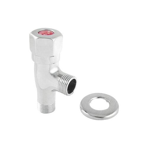 Solid Brass 4/5" x 4/5" Male Thread Lavatory Water Diverter Angle Valve