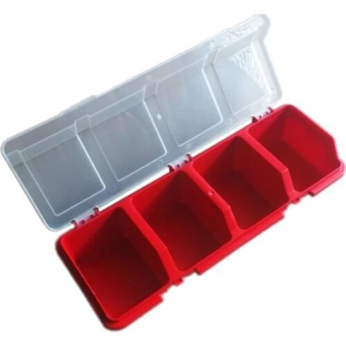 Plastic Tools Storage Box with Cover Parts Screw Toolbox Case Components Sorting