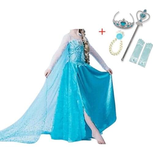 Princess Party Dress Halloween Costumes For Kids Girl Cosplay Dresses Cute Princess Girl Clothes Children Vestido