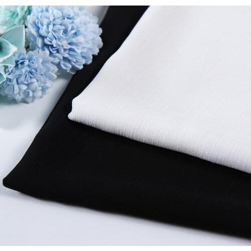 75D Chiffon Crepe Pure Color Chiffon Fabric DIY Top Dress Apparel Fabric