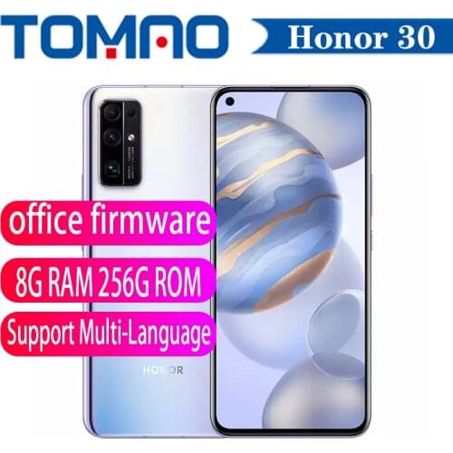 Honor 30 5G 50x Digital Zoom SmartPhone 6GB 8GB RAM 128GB 256GB ROM Kirin 985 Octa Core 40W Super Charger 6.53" 5G Cellphone