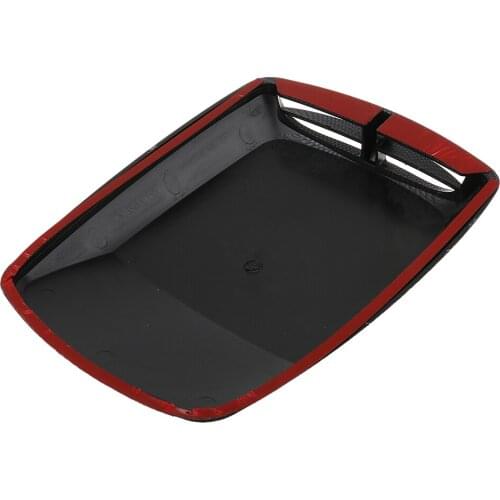 Universal Car Decorative Air Flow Intake Hood Scoop Vent Turbo Bonnet Cover Hood Ornament Replacement Carbon Fiber Finish