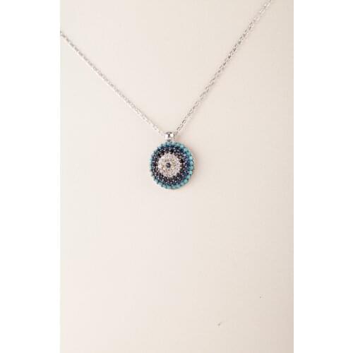 UM US JEWELRY Rhodium Plated Lucky Charm 925 Sterling Silver Pendant