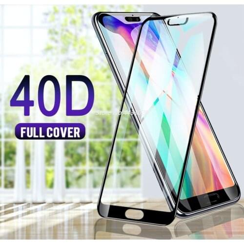 40D Full Cover Tempered Glass For Huawei P20 P30 Pro P10 Lite Plus Screen Protector For Huawei P20 P9 lite 2017 Protective Glass