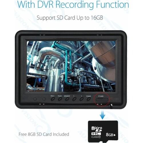 Replacement Parts for WP90,WP91,WP9600,9inch TFT LCD Monitor with DVR Recording Function for Endoscope Camera pipeline System