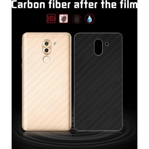 Carbon Fiber Back Cover Film For Huawei Honor 6X BLN-AL10 BLN-L21 BLN-L22 BLN-L24 Screen Protector Sticker + Cleaning Tools